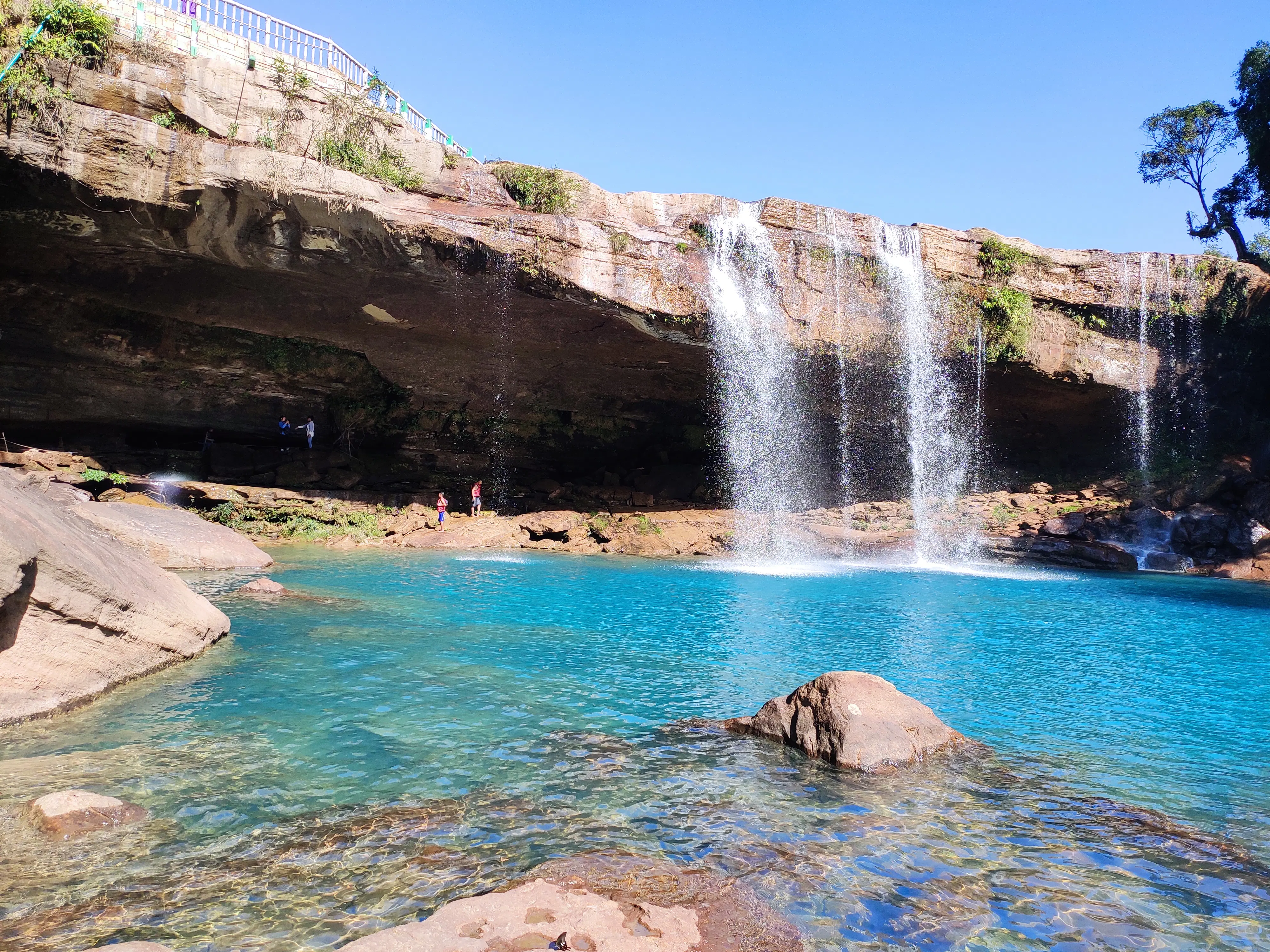 Jaintia Hills Krang Suri Blue Waterfalls & Nartiang Monoliths